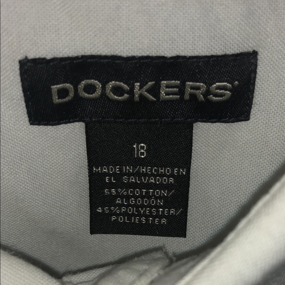 Dockers white botten down dress shirt